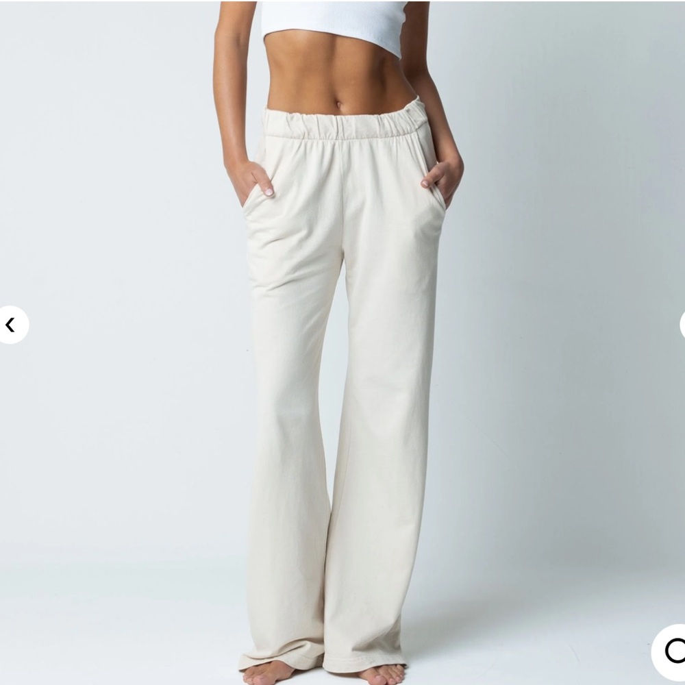 Talentless WOMENS FRENCH TERRY LOUNGE PANT - Bone / XS